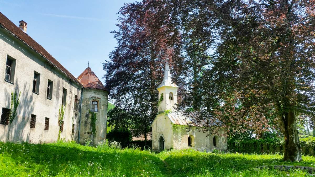 Das Schloss Zrinski-Frankopan in Severin am Kupa